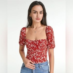 Commense square neck top